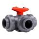 PVC Three-Way Ball Valve